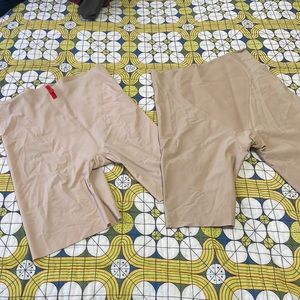Spanx and Wacoal tummy-control shorts size Medium
